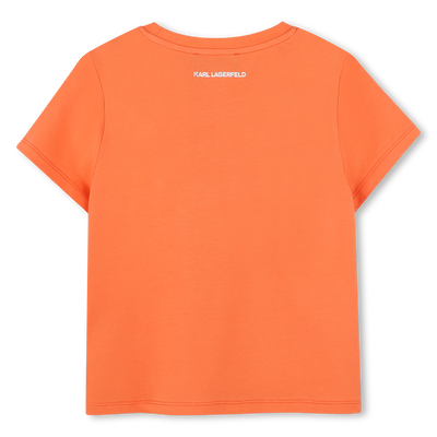 T-Shirt mit Druck KARL LAGERFELD KIDS M&Auml;DCHEN