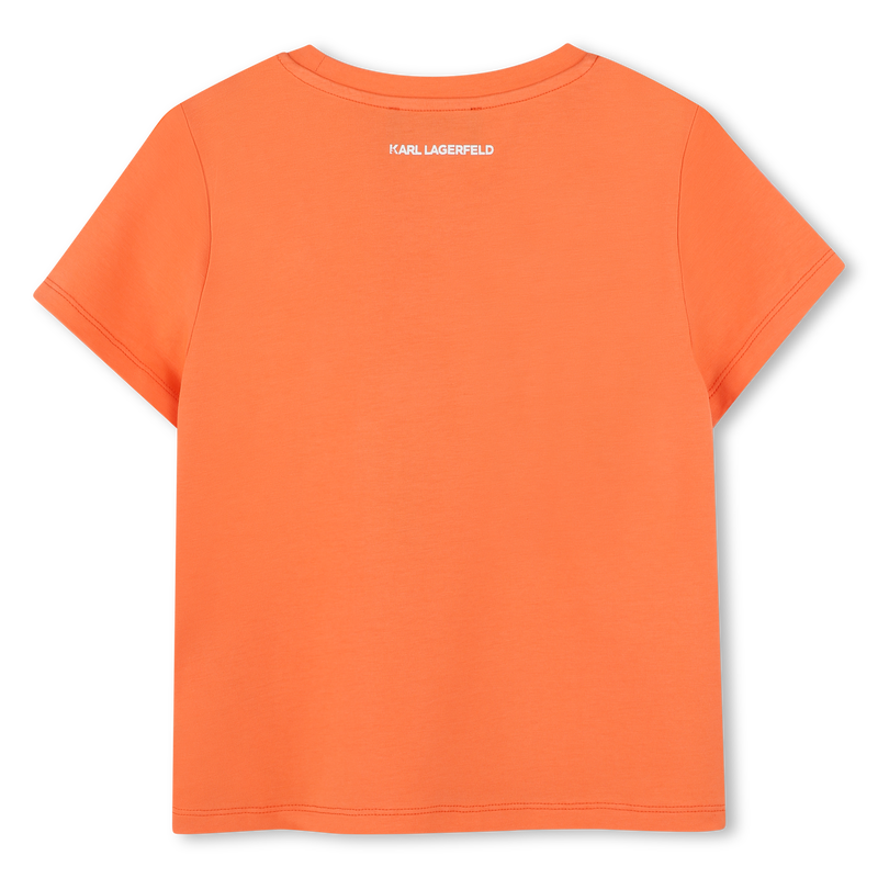 T-Shirt mit Druck KARL LAGERFELD KIDS 
                        M&Auml;DCHEN