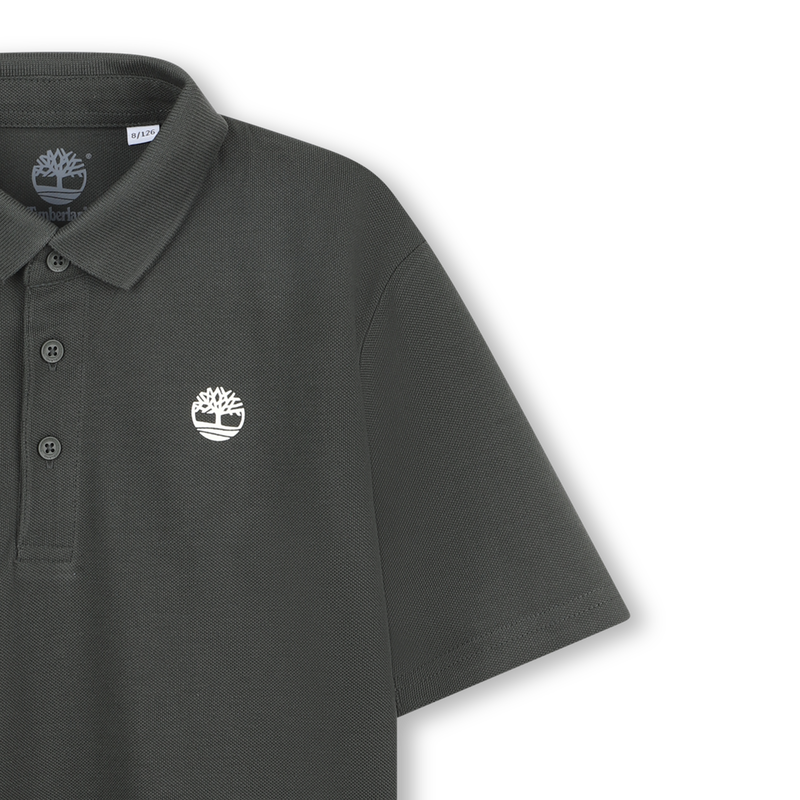Einfarbiges Poloshirt mit Logo TIMBERLAND 
                        JUNGE
