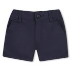 Chino-shorts aus baumwolle, MARINE, hi-res