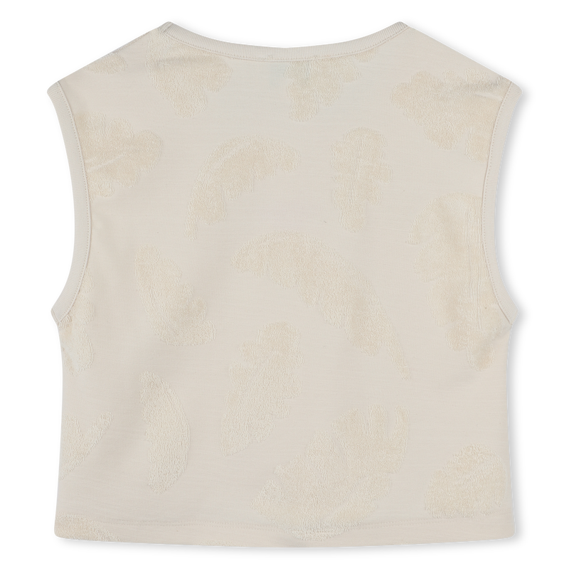 Croptop und Shorts aus Frottee KENZO KIDS 
                        M&Auml;DCHEN