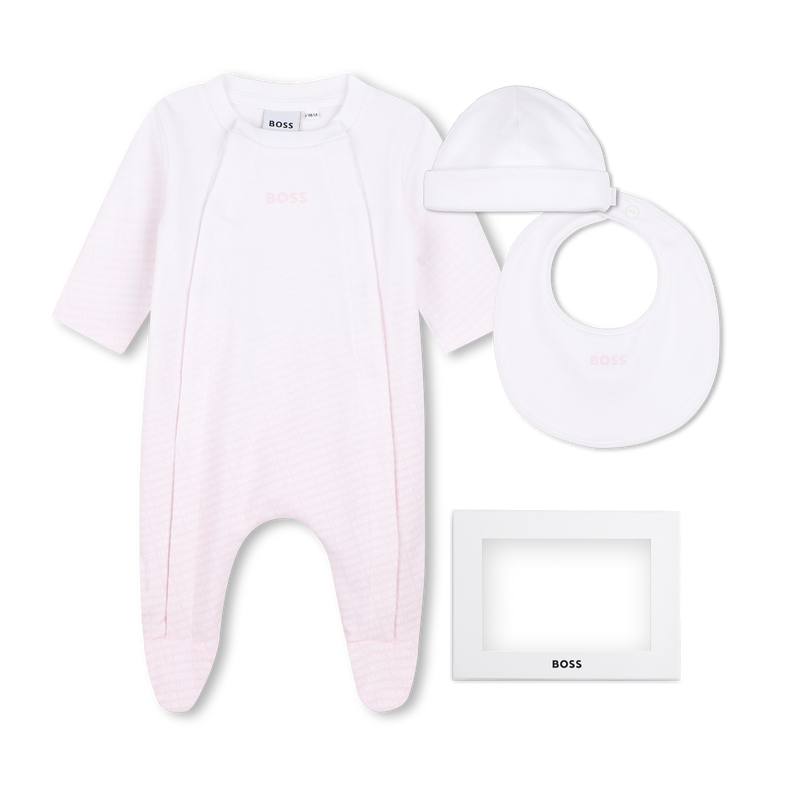 Pyjama-Set mit M&uuml;tze und L&auml;tzchen BOSS 
                        M&Auml;DCHEN