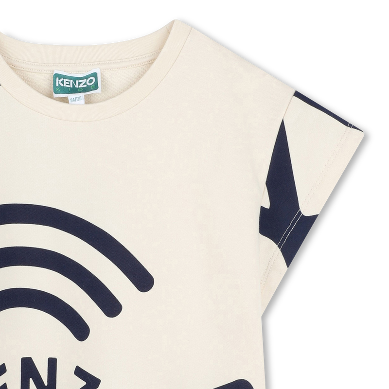 Bedrucktes Molton-T-Shirt KENZO KIDS 
                        M&Auml;DCHEN