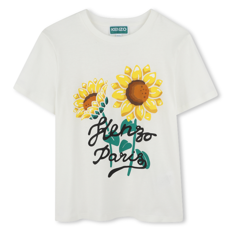 T-Shirt mit Sonnenblumen-Druck KENZO KIDS 
                        UNISEX