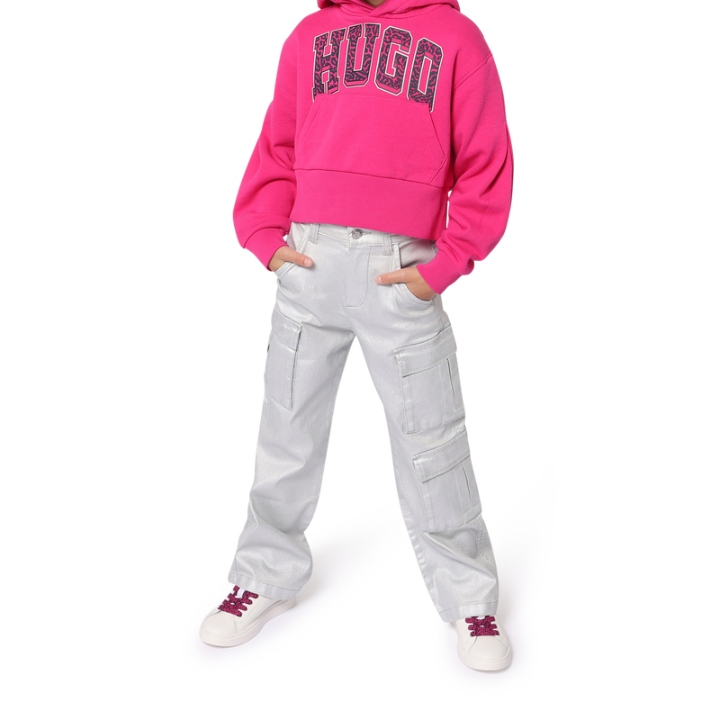 Sweatshirt aus Molton HUGO 
                        M&Auml;DCHEN