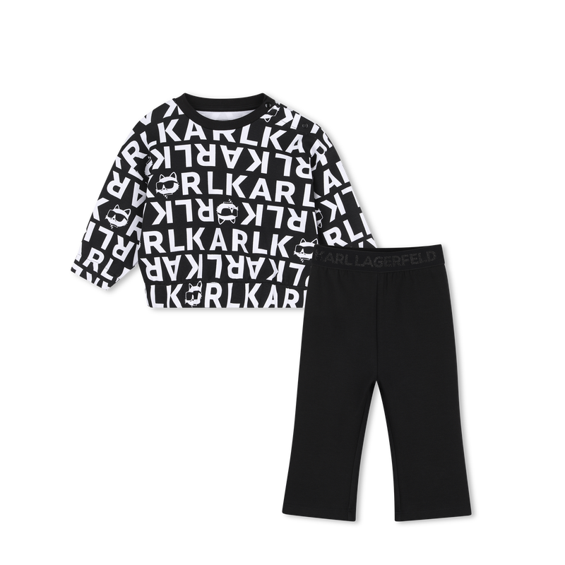 Sweat- und Hosenanzug KARL LAGERFELD KIDS 
                        M&Auml;DCHEN