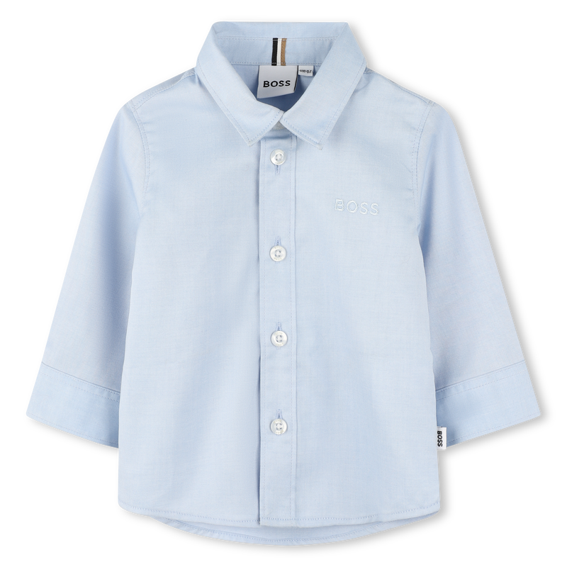 Langärmliges Baumwollhemd BOSS 
                        JUNGE
