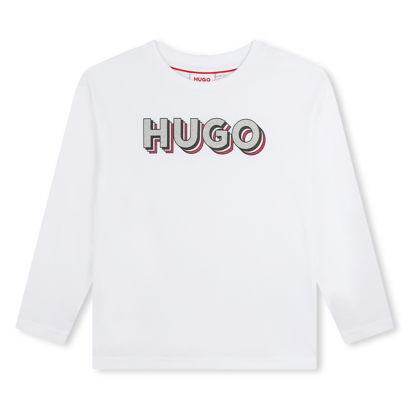 T-Shirt mit Logo-Print HUGO 
                        M&Auml;DCHEN
