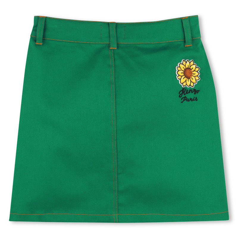 Kurzer Trapezrock mit Taschen KENZO KIDS 
                        M&Auml;DCHEN