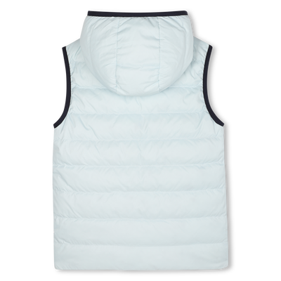 Daunenjacke mit Kapuze in Flann-Optik BOSS JUNGE