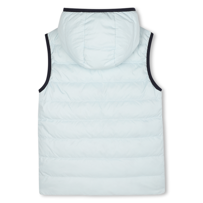 Daunenjacke mit Kapuze in Flann-Optik BOSS 
                        JUNGE