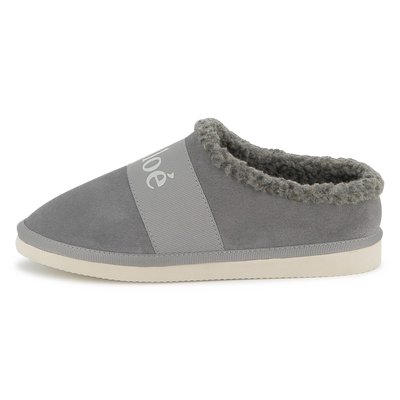 Hausschuhe aus Rindsveloursleder CHLOE MÄDCHEN