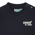 Sweatshirt aus geb&uuml;rstetem Fleece KENZO KIDS 
                    JUNGE