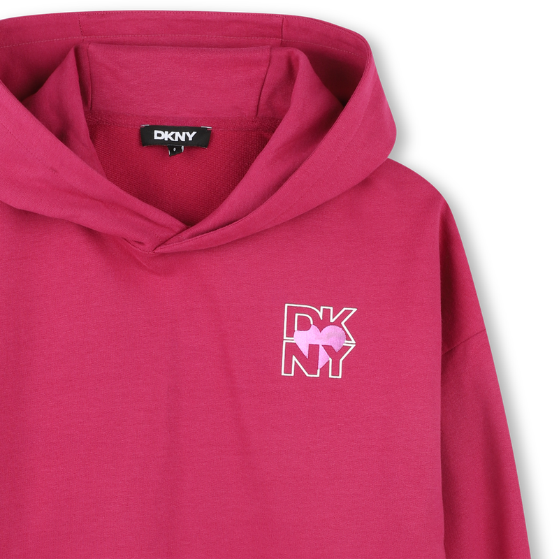Sweatshirt mit Glitzer-Tinte DKNY 
                        M&Auml;DCHEN
