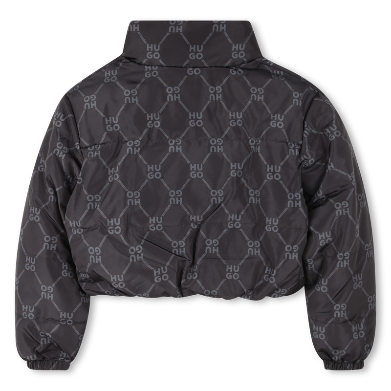 Kurze Wende-Winterjacke HUGO 
                        M&Auml;DCHEN