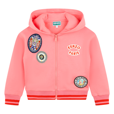 Sweatshirt mit Rei&szlig;verschluss KENZO KIDS M&Auml;DCHEN