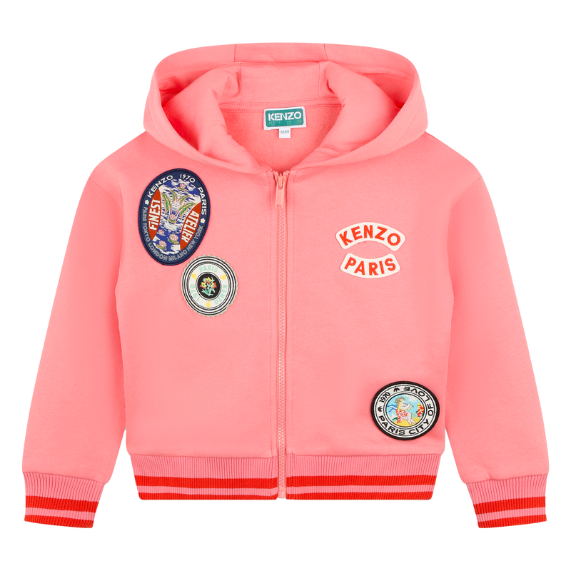 Sweatshirt mit Rei&szlig;verschluss KENZO KIDS 
                        M&Auml;DCHEN