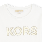 Lang&auml;rmeliges T-Shirt aus Jersey MICHAEL KORS 
                    M&Auml;DCHEN