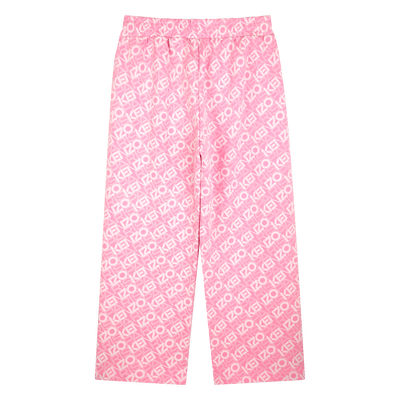 Stoffhose mit Muster KENZO KIDS M&Auml;DCHEN