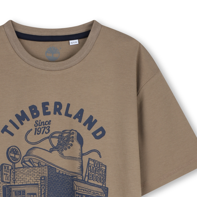 T-Shirt mit kurzen &Auml;rmeln TIMBERLAND 
                        JUNGE