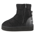 Paillettenbesetzte Stiefelette aus Textil KARL LAGERFELD KIDS 
                    M&Auml;DCHEN