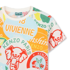 Kurz&auml;rmliges Baumwoll-Shirt KENZO KIDS 
                    JUNGE