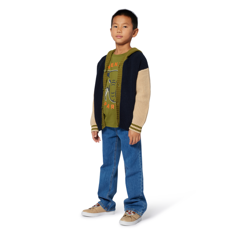 Cardigan aus Strick KENZO KIDS 
                        JUNGE