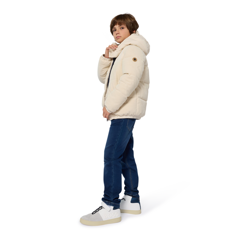 Daunenjacke aus zwei Materialien BOSS 
                        JUNGE