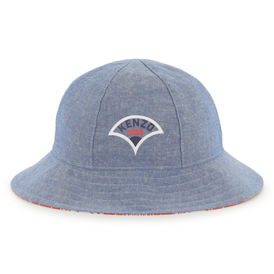 Wendbarer Baumwoll-Fischerhut KENZO KIDS UNISEX