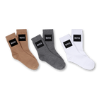 Set mit 3 paar socken, WEISS, hi-res