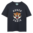 Kurz&auml;rmeliges T-Shirt, MARINE, hi-res