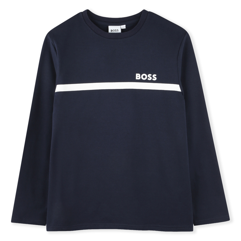 Lang&auml;rmeliges t-shirt BOSS 
                        JUNGE