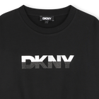Kleid aus Fleece DKNY 
                    M&Auml;DCHEN