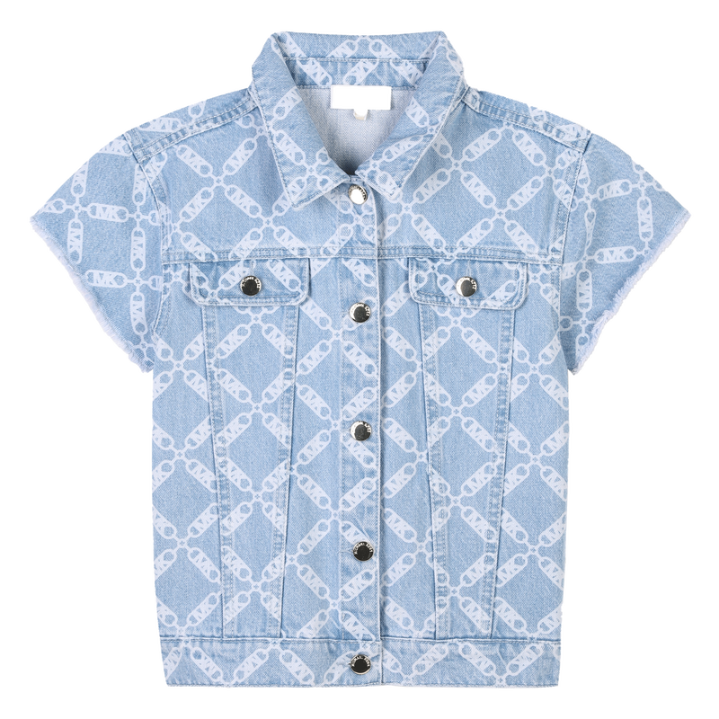 Kurz&auml;rmelige Jeansjacke MICHAEL KORS 
                        M&Auml;DCHEN