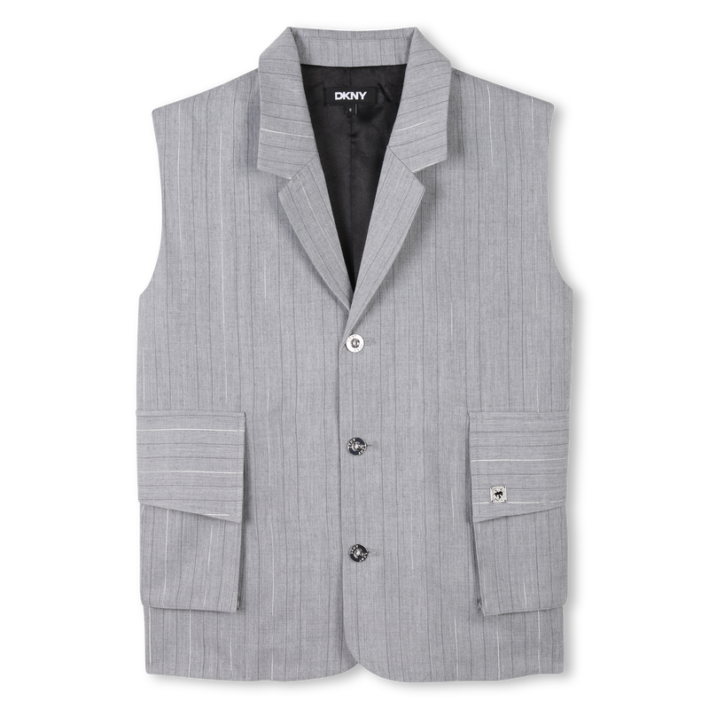 &Auml;rmellose Jacke mit Streifen DKNY 
                        M&Auml;DCHEN