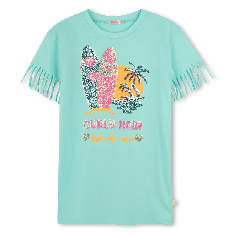 Gerades Kleid mit Fransen BILLIEBLUSH 
                        M&Auml;DCHEN