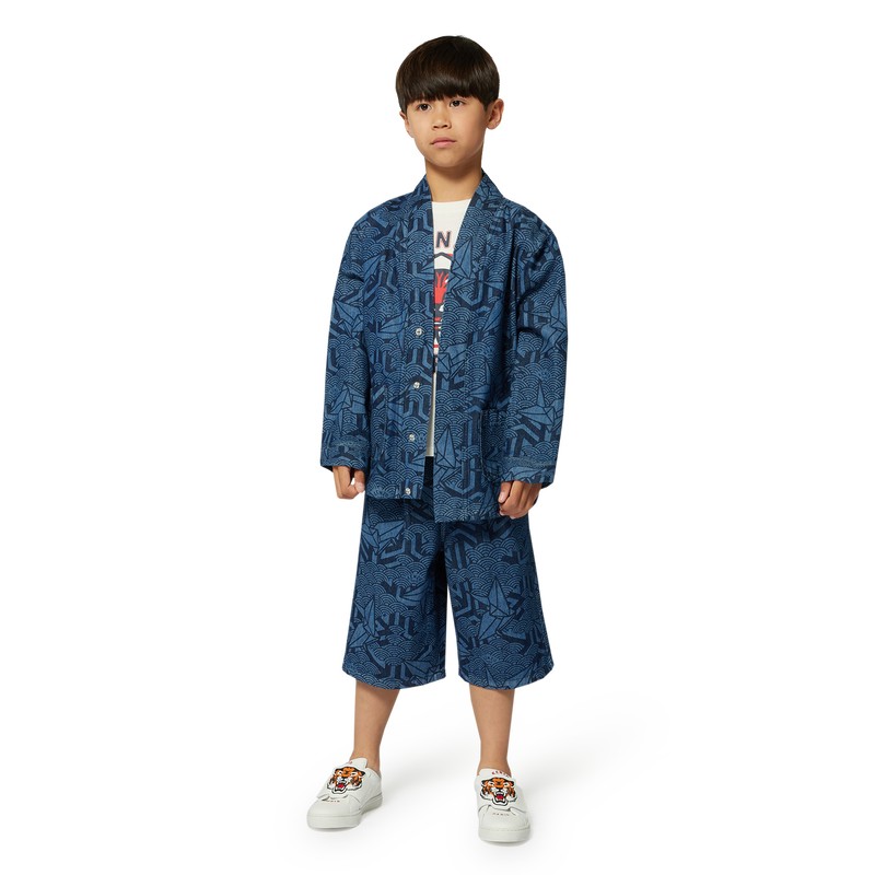 Bedruckte Jeansjacke KENZO KIDS 
                        UNISEX