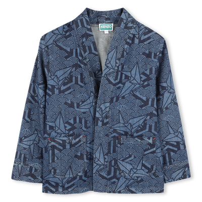 Bedruckte Jeansjacke KENZO KIDS UNISEX