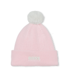 Strickm&uuml;tze mit Bommel BOSS 
                    M&Auml;DCHEN