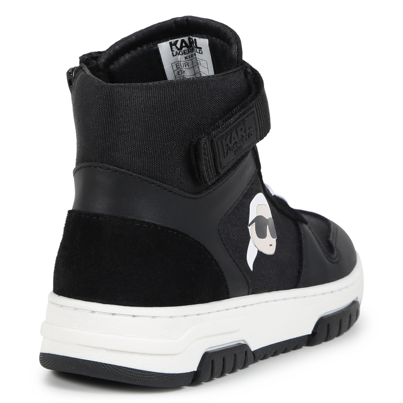 High-Top-Sneaker aus Leder KARL LAGERFELD KIDS 
                        JUNGE