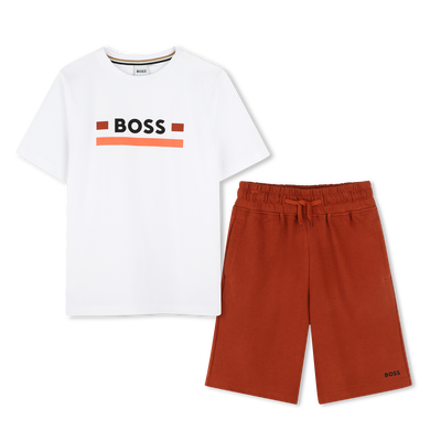 Baumwoll-Shirt und -Shorts BOSS JUNGE