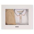 Set aus Polohemd und Shorts BOSS 
                    JUNGE