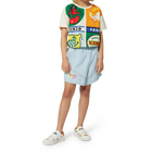 Jeansshorts KENZO KIDS 
                    M&Auml;DCHEN