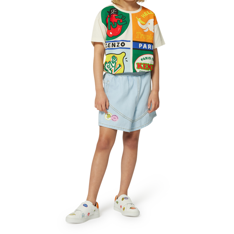 Jeansshorts KENZO KIDS 
                        M&Auml;DCHEN