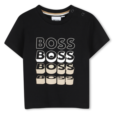 KURZ&Auml;RMELIGES T-SHIRT BOSS JUNGE