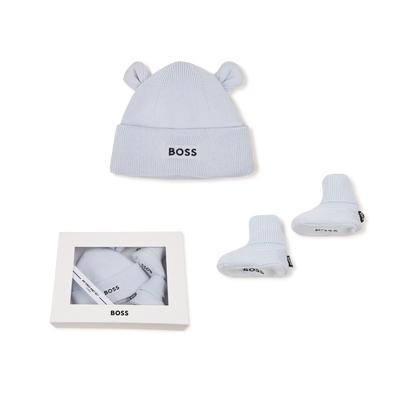M&uuml;tze und Socken Set BOSS JUNGE