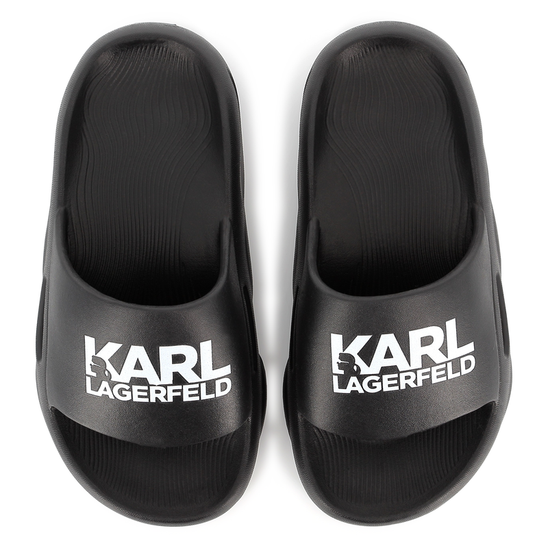 Badeschuhe mit Logo KARL LAGERFELD KIDS 
                        JUNGE