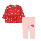 Set aus T-Shirt und Leggings KENZO KIDS 
                    M&Auml;DCHEN