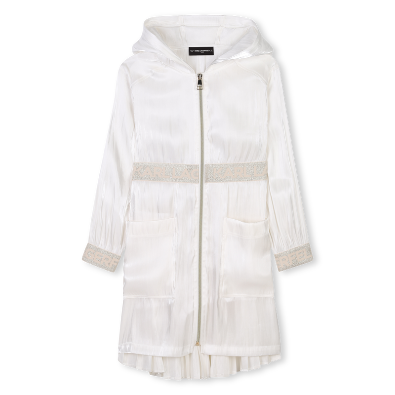 Windjacke mit Kapuze KARL LAGERFELD KIDS 
                        M&Auml;DCHEN