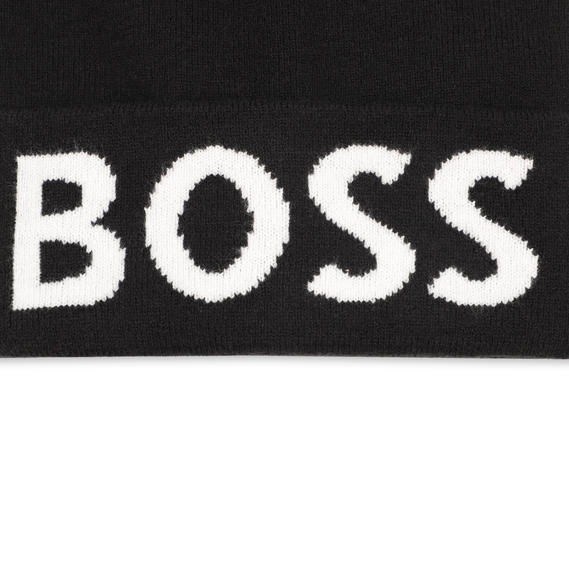 Strickm&uuml;tze mit Revers BOSS 
                        JUNGE